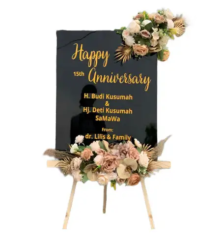 Papan Bunga Akrilik Karangwedoro