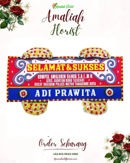 Papan Bunga Ucapan Selamat Karangwedoro